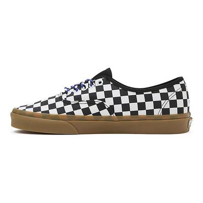 Authentic Checkerboard - Noir Blanc Gomme Baskets Unisexe VN0009PVBZW