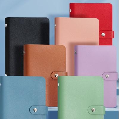 Save Money 100 Envelopes Money Saving Challeng Large Capacity Waterproof Mini Binder Savings Challenge Reusable PU