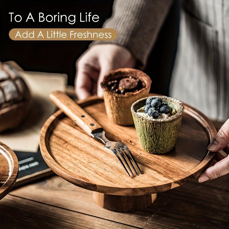 High Quality Lovewood Cake Tray, Snack Rack, Dessert Tray - Multifunctional Cake Display Rack, Sushi Plate, Cheese Board and Can