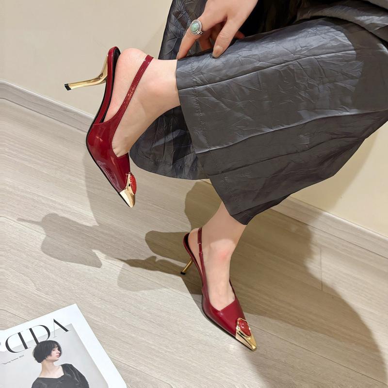Fashion shoes spring new fashion pointed head shallow mouth thin heel soft sole black high heels women's high sense