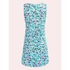 Elegant Light Blue Floral Print Sleeveless Dress Women's Summer Hawaiian Vacation Dress Tank Dress Y2k Ladies Clothes Girl Tops