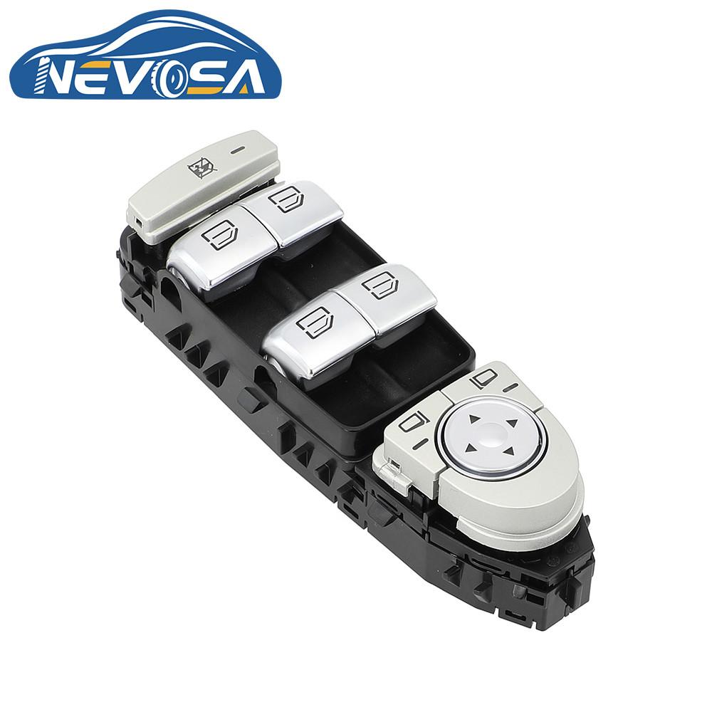 NEVOSA 2139050000 For Benz W213 C Class Electric Power Door Glass Button Window Control Switch 2139054803 A2139050000 Car Parts