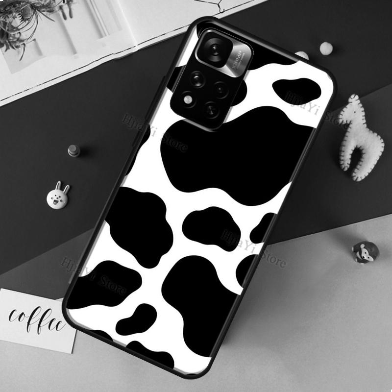 Cow Print Case For Xiaomi Redmi Note 11 Pro Cover For Redmi Note 10 Pro 8 9 10S 9S 9A 9C 9T Cases