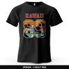 Hawaii 89 Printed Men's T Shirt 100% Cotton Oversized Tropical Graphic Tees for Women Tops Tees Vintage Sporty Casual Streetwear