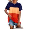 Oversized Top Summer Round Neck T-Shirt Casual Pullover 3D Printing Short Sleeve Women's Fashion Clothing Simple Style Tee Shirt
