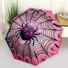 1pc Spider Web Automatic Folding Umbrella Portable Collapsible Umbrella for All Seasons, 8-Rib Durable Construction, Perfect Gift 054