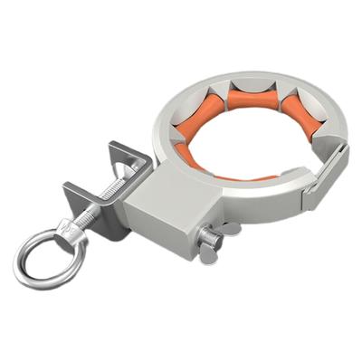 Strong Nylon Cable Guide Pulley 65mm Wide Opening Smooth Roller 330 Degree Rotation Strong for Bridge Installation