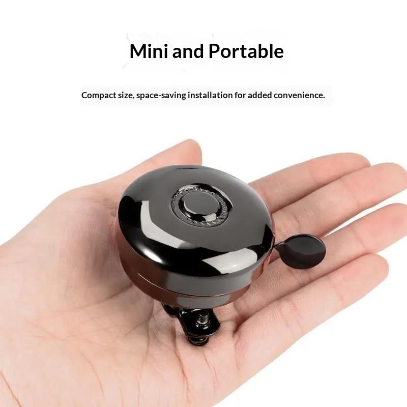 Vintage Metal Bicycle Bell 100Db Loud Sound Quick Install Handlebar Bell For Mountain Road Kids Bicycle Cycling Safety Parts