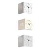 Corner Wall Clock Silent Wall Clock Lounge Clock Easy Installation Versatile Multifunctional Living Room Clock for Office