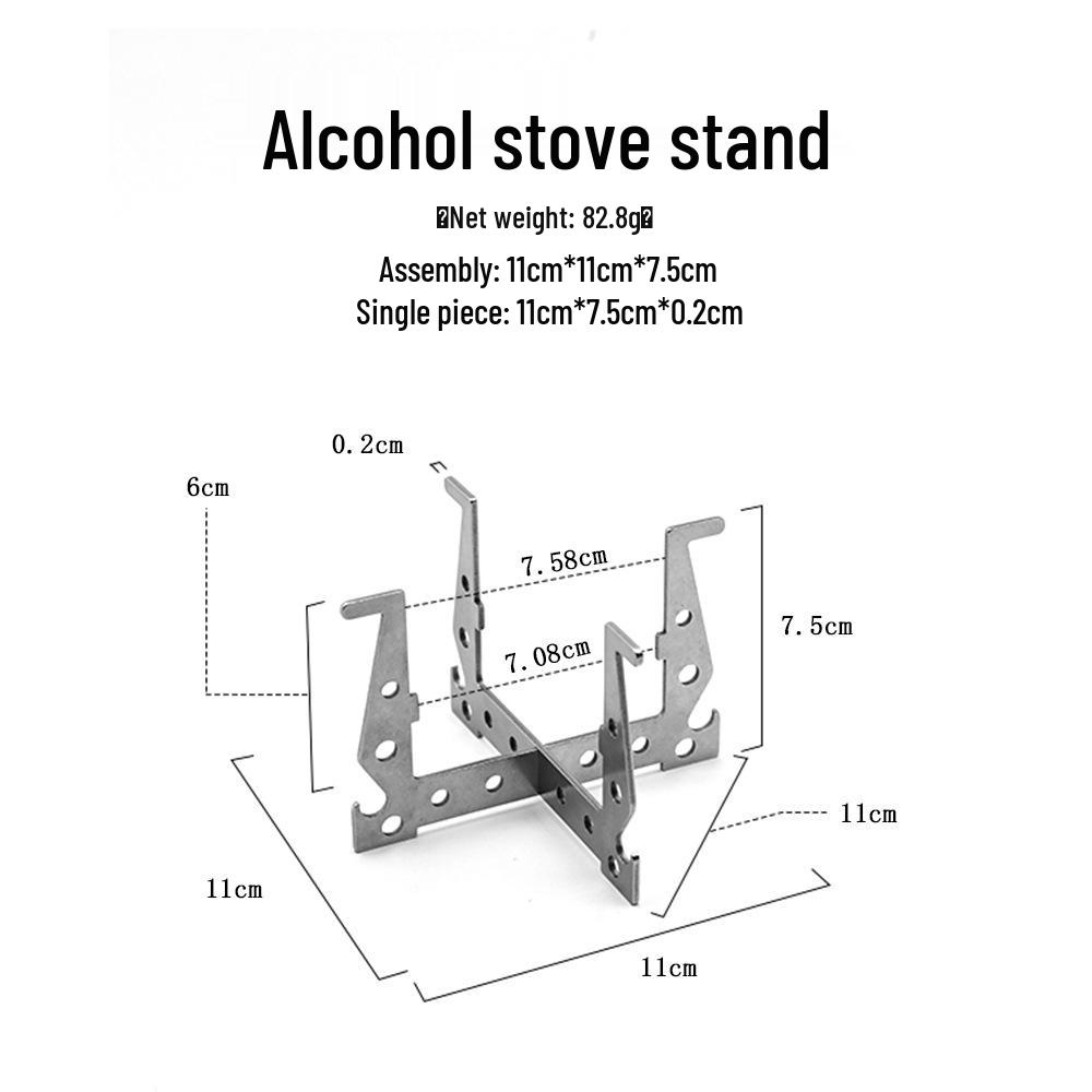Stainless Steel Outdoor Alcohol Stove Head Bracket