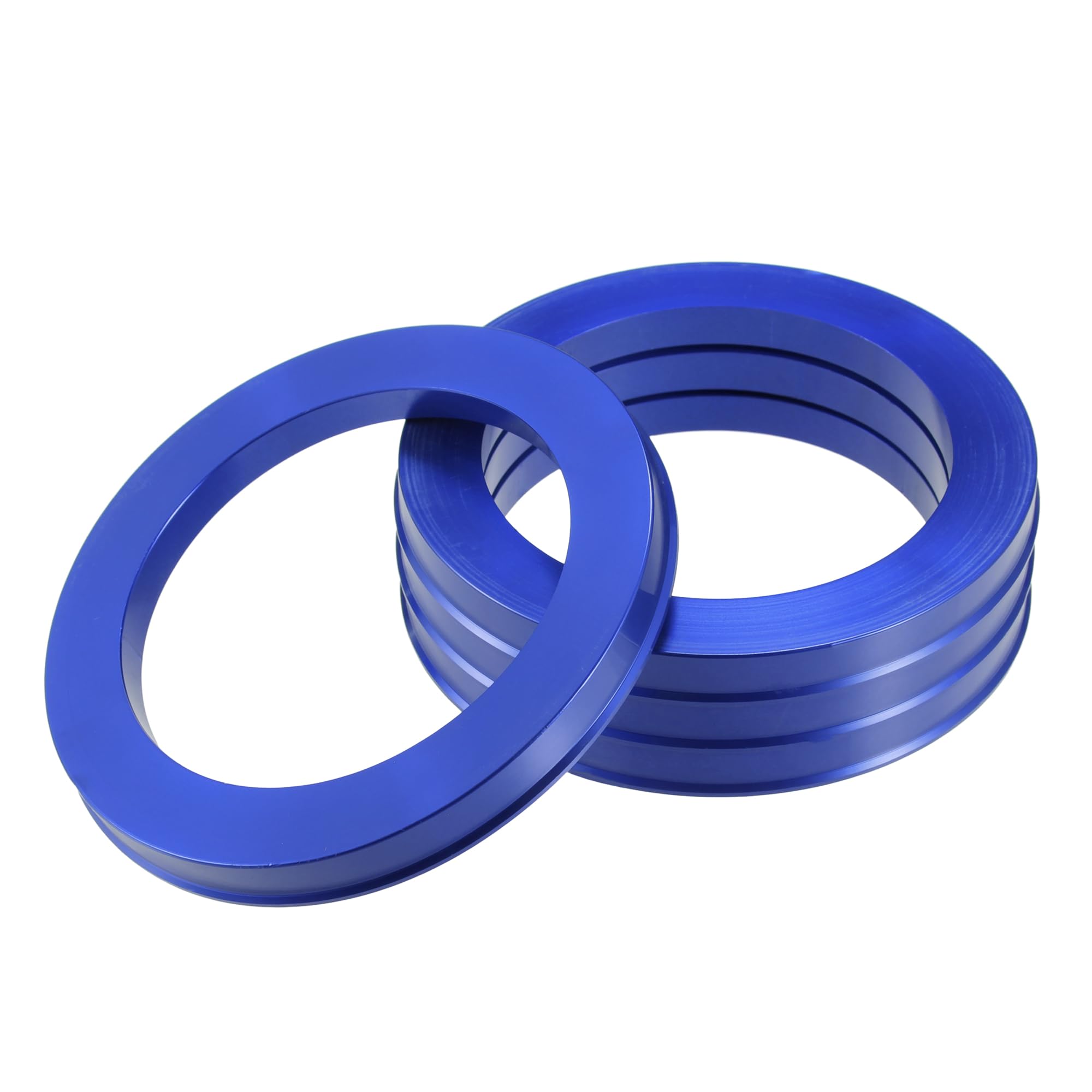 

ABSOPRO Автомобильные центрирующие на ступицу Внешний диаметр 106 мм на Внутренний диаметр Центрирующее отверстие колеса Алюминиевый Набор из 4 колец, 78,1 мм, Кольца, Проставки, Сплав, Синий, синий