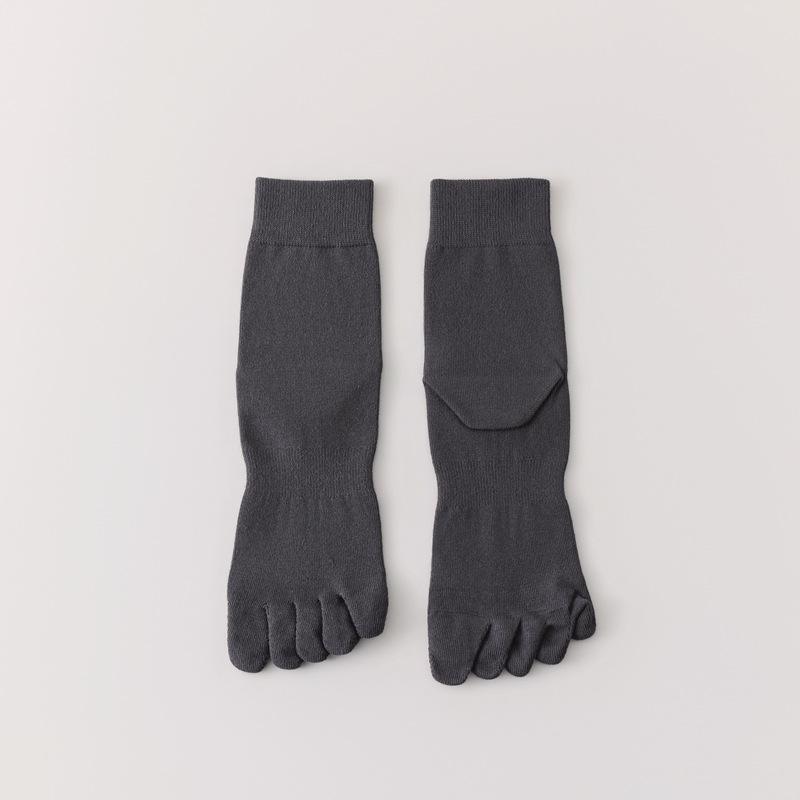 Spring And Summer Five-Finger Socks Men'S Thin Breathable And Deodorant Medium Tube Socks Sports Five-Toed Stockings Sub-Finger Men'S Socks