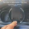 Universal Car Steering Wheel Mobile Phone Holder Mount Buckle Socket Holder Bike Clip Navigation GPS Smartphone Stand