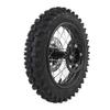 12 Inch Dirt Bike Rear Wheel Rim 80 100 12 3.00 12 Rear Wheel Tire and Rim Inner Tube 15mm Axle with Brake Rotor and