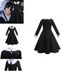 Neues Kinder Langarmkleid Addams Family Cosplay Prinzessinnenstil