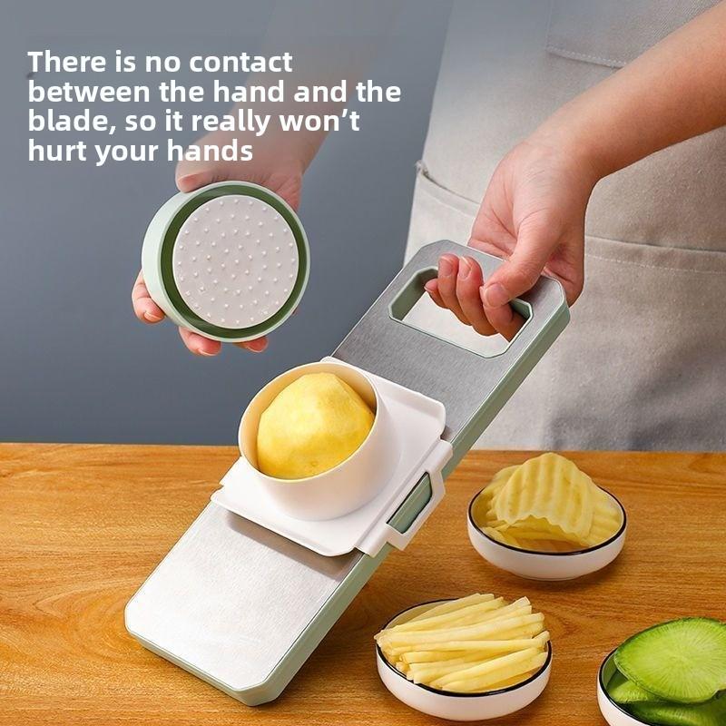 Multifunctional Cutting Tool Kitchen Shredder, Vegetable and Potato/radish Slicer, Hand-friendly Fine-slice Scraper, Wire-cutting Device