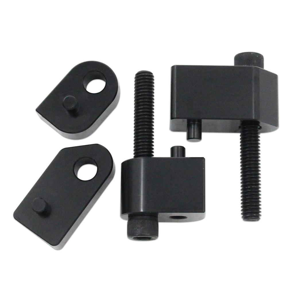 Aluminum Footpeg Spacer Floorboard Extension Kit Offering 1 To 1.5Inch Extension For Improved Leg Room On Motorcycle