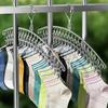 Edelstahl Wäschetrocknerbügel Winddichter Kleiderständer Klammern Socken Wäscheständer Bügel Unterwäsche Socken Halter