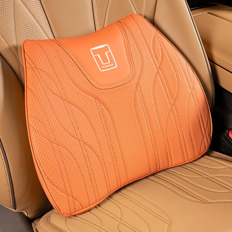 Breathable All-Season Interior Accessories: Headrests for Tank 300, Seat Cushions & Lumbar Supports for Tank 500.