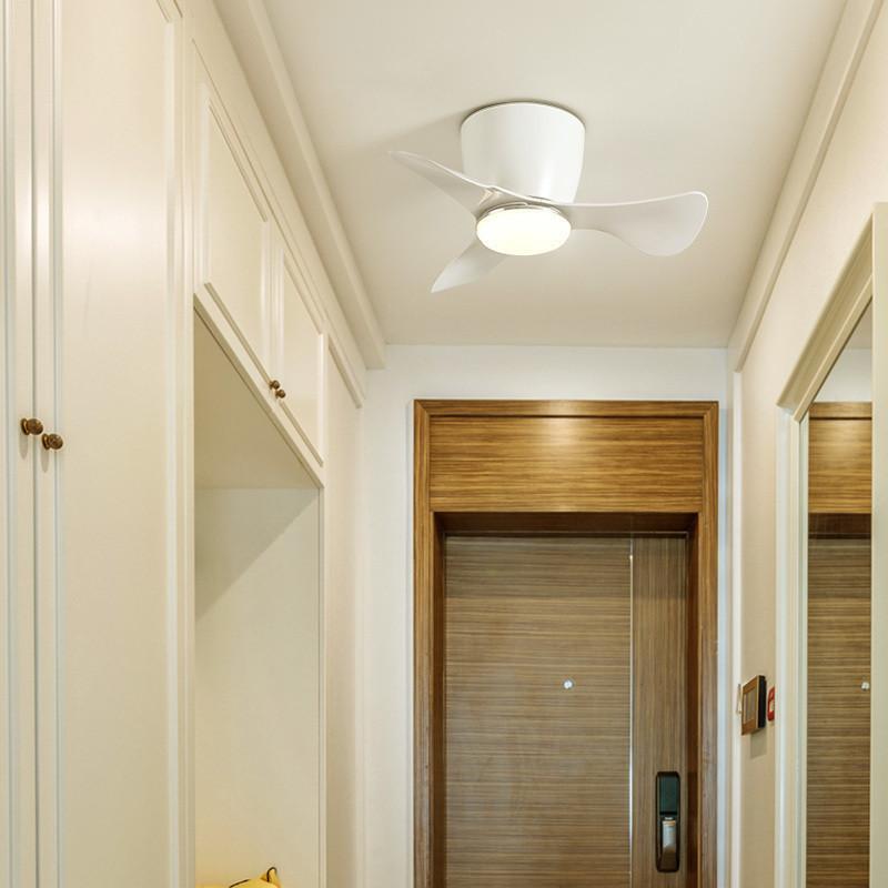 6-speed Mini 22 Inch LED Ceiling Fan With Light Household Inverter Ceiling Fan Lamp Adjustable Electric Ceiling Fan Light