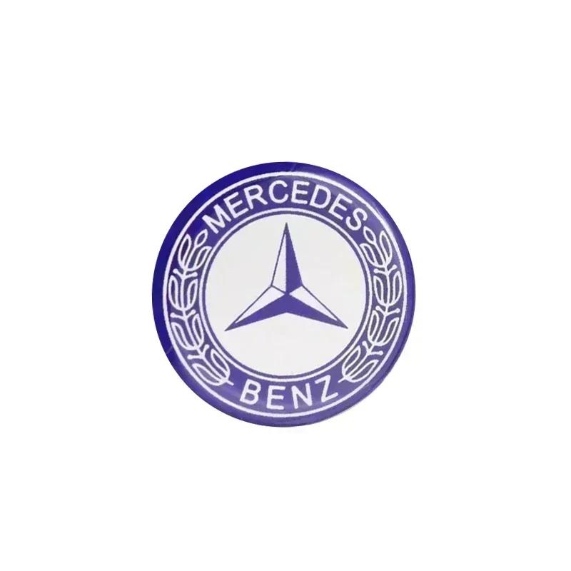 

Hot 2025 For AMG W124 2025 GLC GLK Hot Hot For AMG Car For Mercedes Benz AMG 1pcs 29mm Car Small Media Control Sticker For Merce