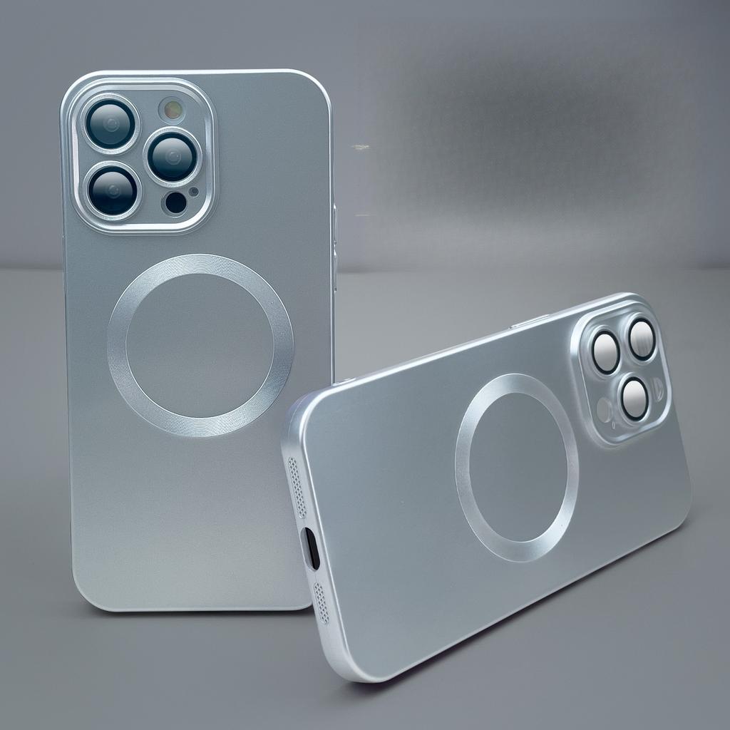 Geeignet für IPhone15 Magnetische Handyhülle, Matte und gefrostete Apple 14proMax Vollständige Objektivfolie, 13 Schutzhülle