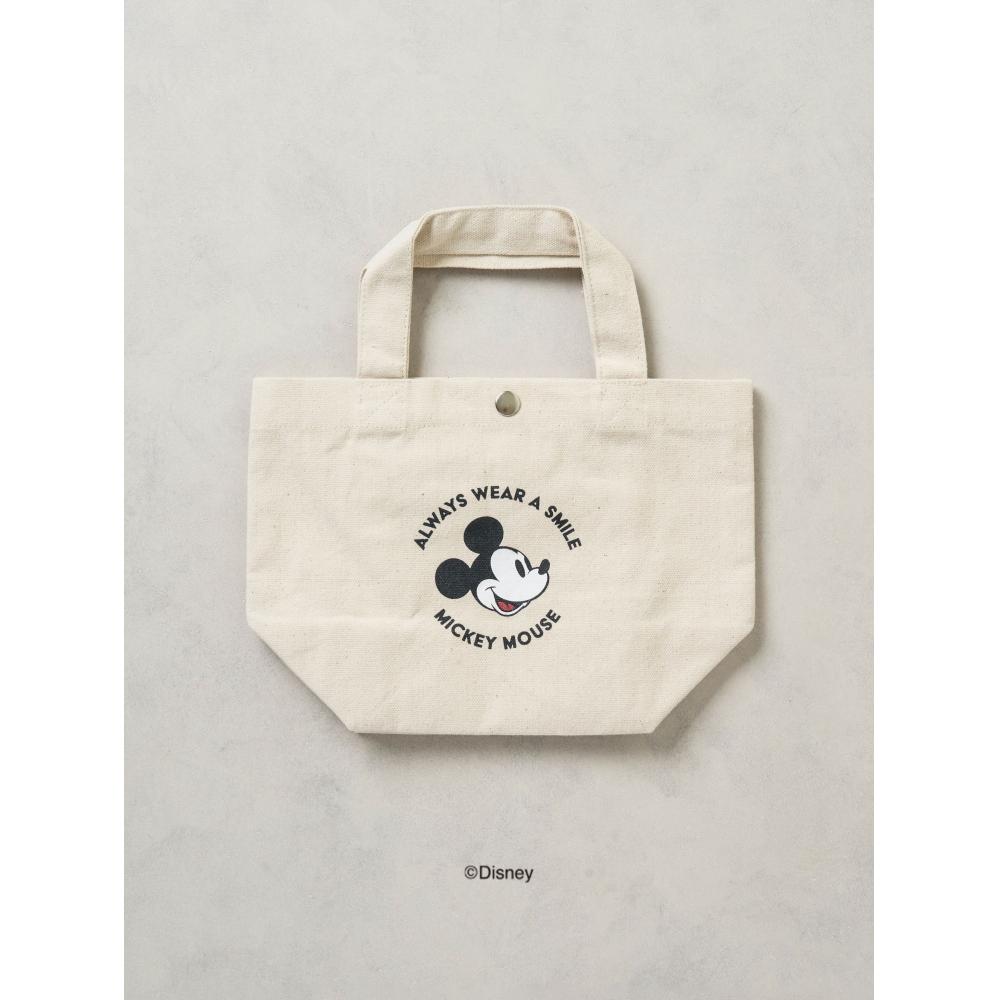 Daiso Disney Vintage Mini Tote Bag Smile Mickey