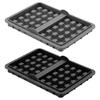 2PCS Square Waffle Maker Accessories Air Fryers Baking Molds Silicone Texture Suitable for Air Fryers Oven Safe Use