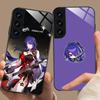 HSR Acheron Glass Mobile Phone Case for Samsung Galaxy A56 55 54 53 52 51 36 35 34 23 16 15 5G Colorful Cover