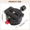 Panoramic Quick Release Plate Camera Mount Adapter Portable 1/4" Screw for Tripod Monopod High