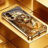 Golden tiger pattern glass phone case suitable for Samsung Galaxy S26 S25 S24 S23 S22 S20 FE/Ultra/Plus anti fall back cover