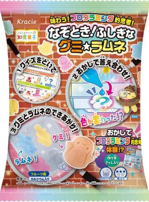 Kraciefoods Mysterious Gummy Ramune Ramune Flavor Educational Toy of Candy/Food [Boxed/Set 8]