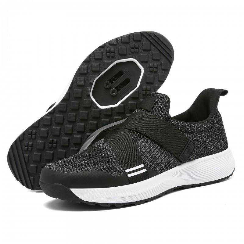 Mens Cycling Shoes Breathable Slip-On Bike