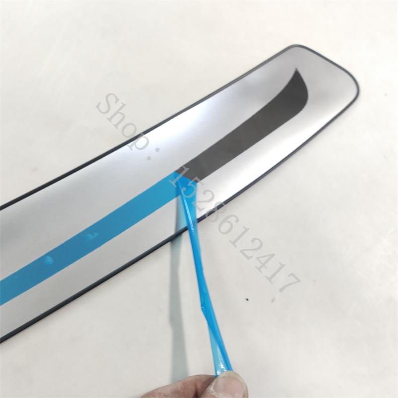 For Volvo V60 V60CC ~2025 Stainless Steel Door Rear Bumper Protector Sill Trunk Tread Plate Trim Car Accessories