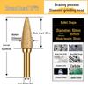 Diamond Brazed Bullet Grinding Head