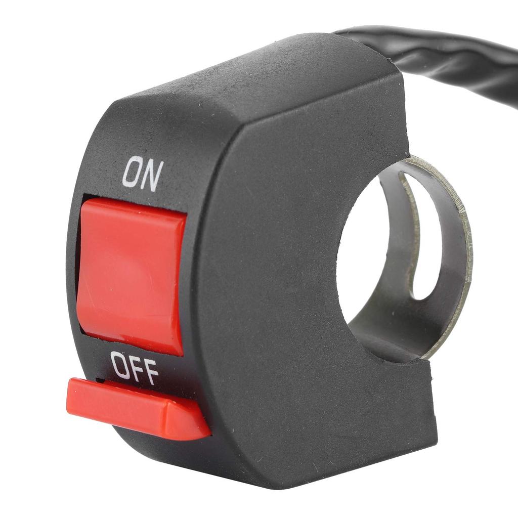 Universal Motorcycle Headlight Switch Handlebar Button LED Light Control On/Off 22-25mm