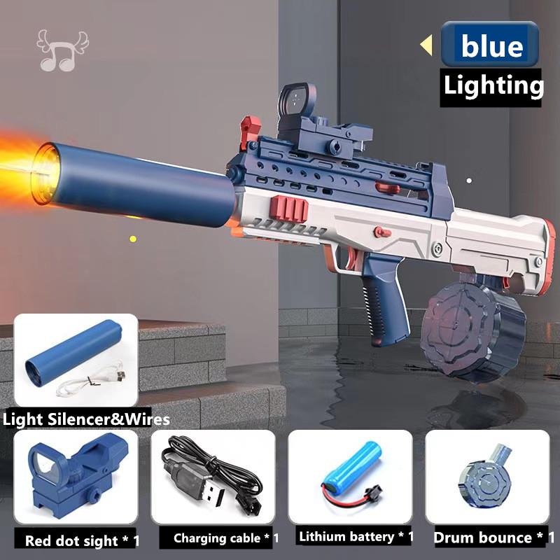 M416 Water Gun Electric Pistolet Shoot Toy Full Automatic Summer Shoot Beach Outdoor Fun Toy For Children Boys Girl Adults Gift