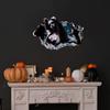 Self Adhesive Zombie Wall Sticker Realistic Ghost Witch Silhouette Sticker  Party