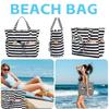 Beach Tote Bag Waterproof Foldable Large Capacity Lightweight Portable Travel Storage Bag for Outdoor Swimming Vacation