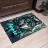 Custom Name Wolf Printed Carpet,Rug for Office Chair Living Room Bedroom Kitchen Room Decor Gifts.
