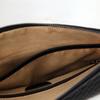 Shiz Madam Rich Middle Weaving Clutch Bag Black A42420