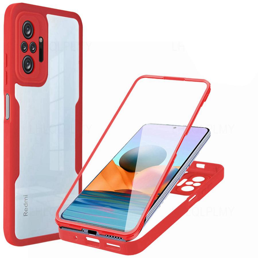 Front Back Protect ShockProof Case For Xiaomi Redmi 9T 9A 10A 9C 10C Note 10S 11S 9 10 Pro 5G A1 Plus Mi 11 Lite 11i 11T Cover
