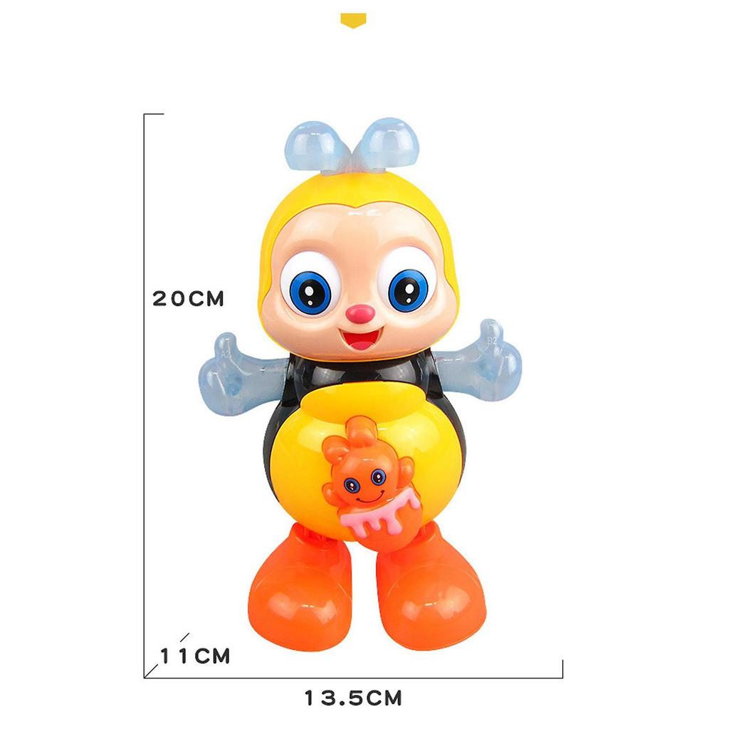 Dancing Singing Toy Electric Light Cute Cartoon Bee Appearance Interesting Children Music Lighting Toy