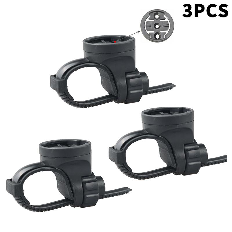 Handlebar Computer Mount with Secure Front Light Bracket for Bicycle GPS and Camera Holder Sturdy Support for Night Rides