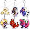 Digimon 90s Anime Keychains for Accessories Bag Merciful Tai Karis Digivice Agumon Terriermon Monsters Keyrings Jewelry Fan Gift