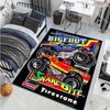 Multiple Style Big-footed Monster Truck Print Carpet for Living Room Bedroom Bedside Bathroom Floor Mat Home Area Rug Room Decor