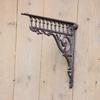 Retro Triangle Cast Iron Roman Column Wall Shelf Bracket
