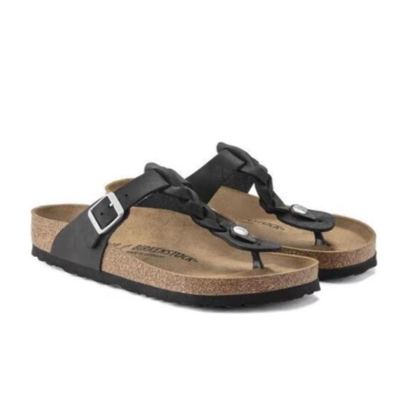 Женские повседневные шлепанцы Birkenstock Черные Узкая ширина 1021360 41