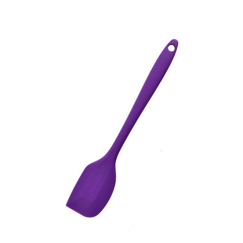 Silicone Spoon Heat Resistant Kitchen Spatula Frying Pan Shovel Mixing Scraper Bakeware Utensil Handle Scraper Cookware Tool