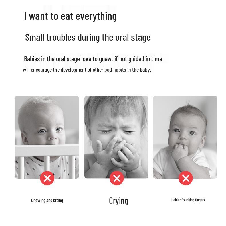 Free Shipping: Silicone Baby Teething Rattle & Grasping Ball